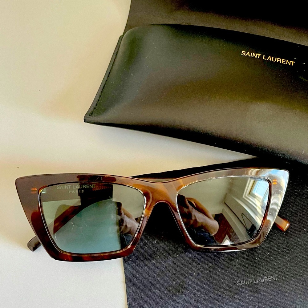 Yves Saint Laurent MICA Cat-eye sunglasses - Tortoise shell